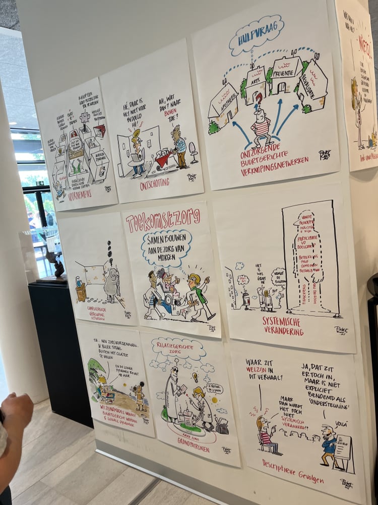 Sfeerbeeld op de toekomstverkenning in Antwerpen