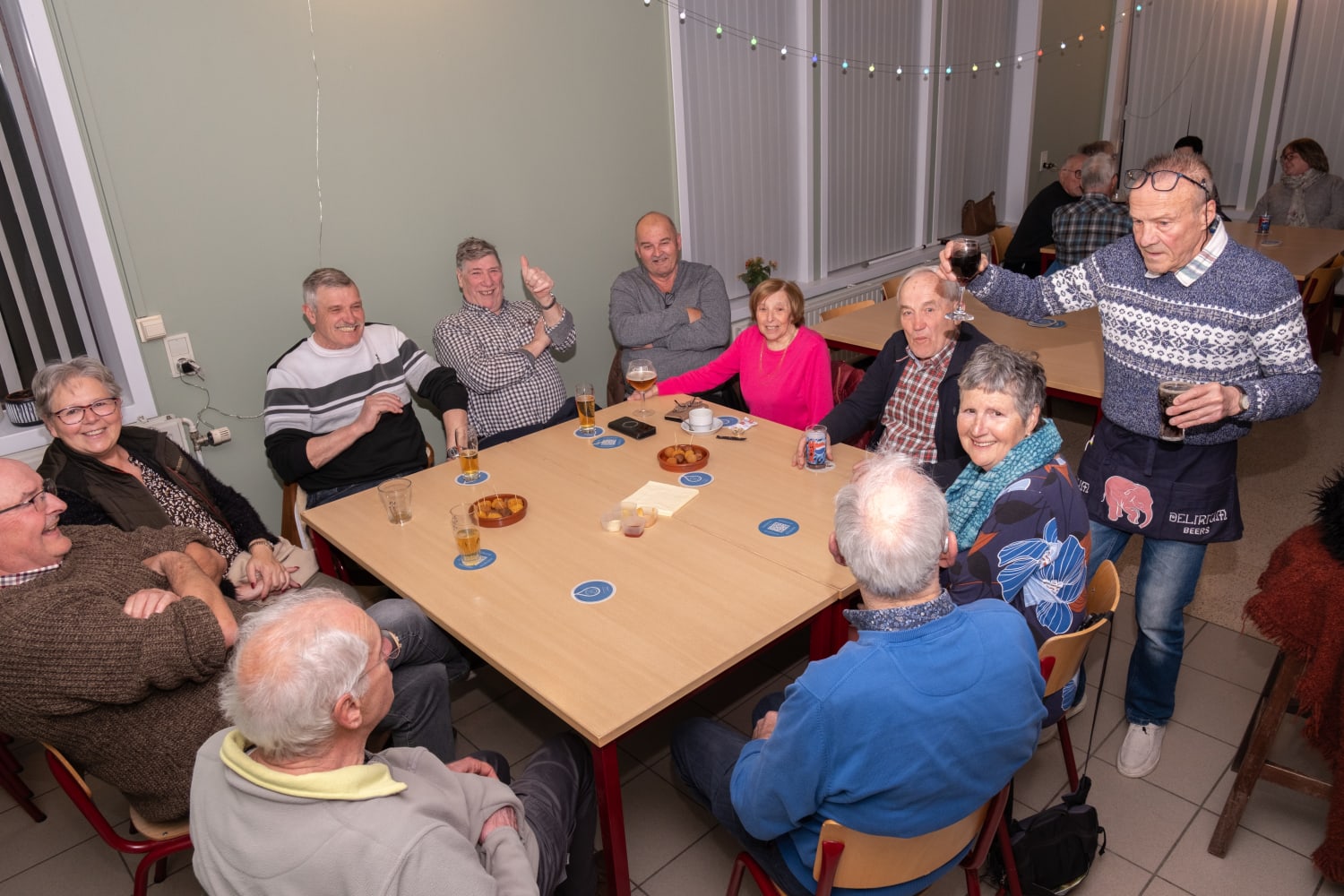 Samen een pintje drinken ZB Oudsbergen