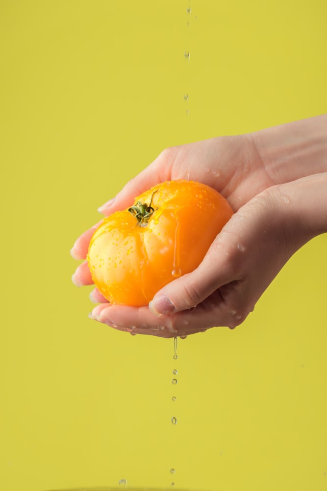 Groenten wassen