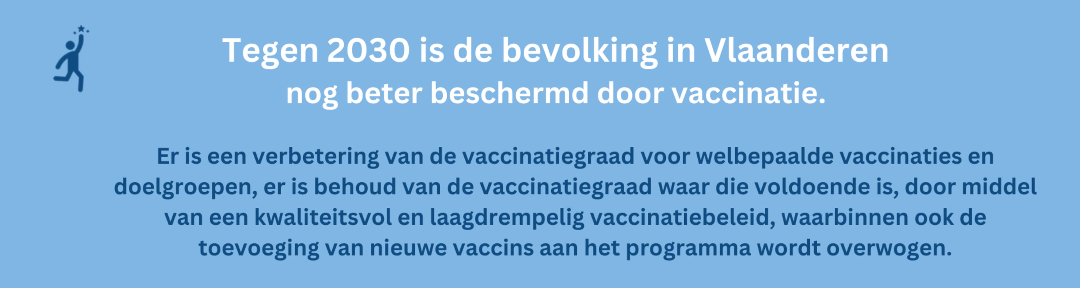 gezondheidsdoelstelling vaccinatie - hoofddoelstelling