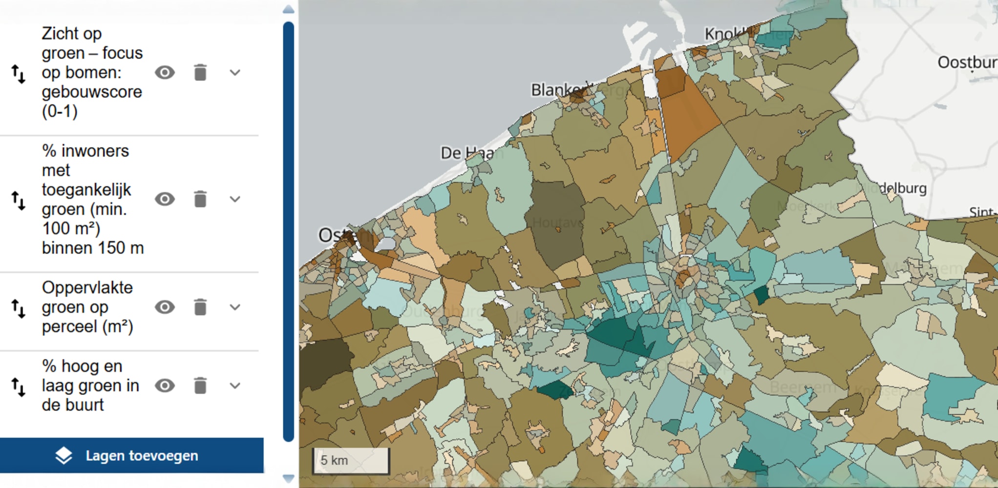 GPR-Schermafbeelding voorbeeld gezonde 3+30+300 tool