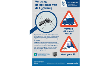 Affiche Vertraag de opkomst van de tijgermug