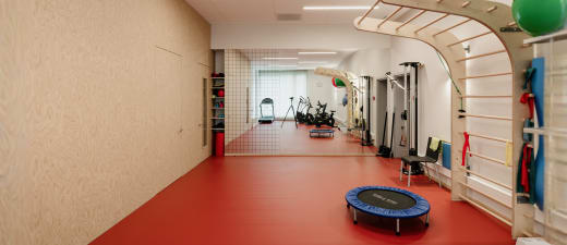 kiné-oefenzaal