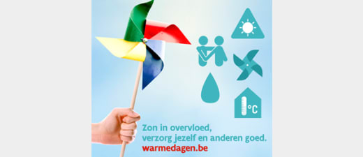 Campagnebeeld warme dagen