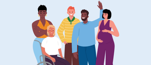 Illustratie leeftijdsgroep volwassenen vaccinaties