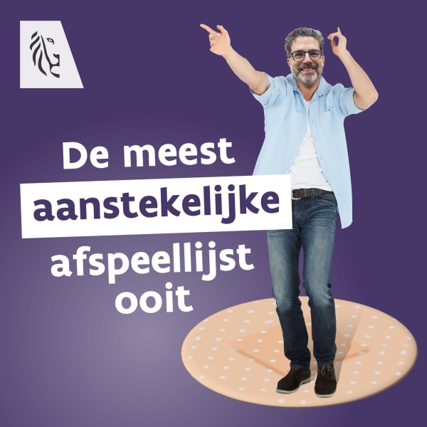Foto van dansende Steven Van Gucht