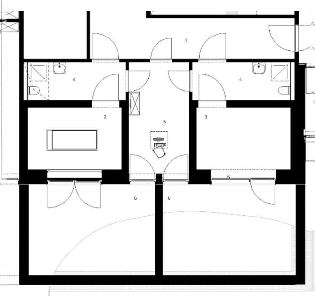 Plan afzonderingsunit