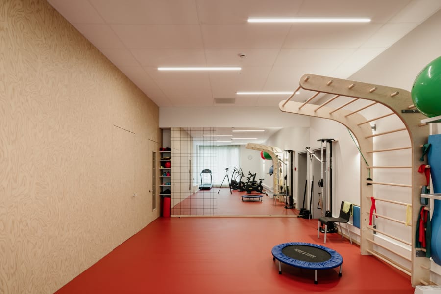 kiné-oefenzaal