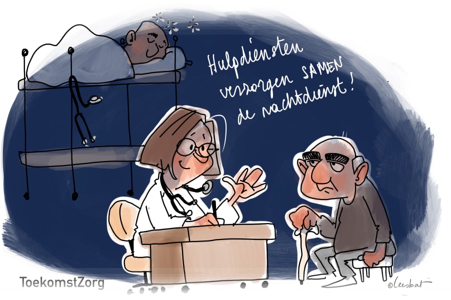 Cartoon over ToekomstZorg