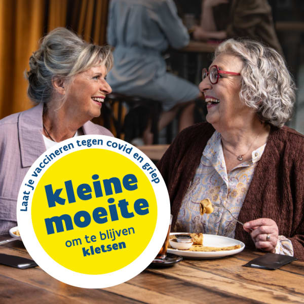 Kleine moeite banner vierkant kletsen