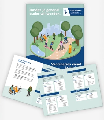 Mock-up folder vaccinatie 65+