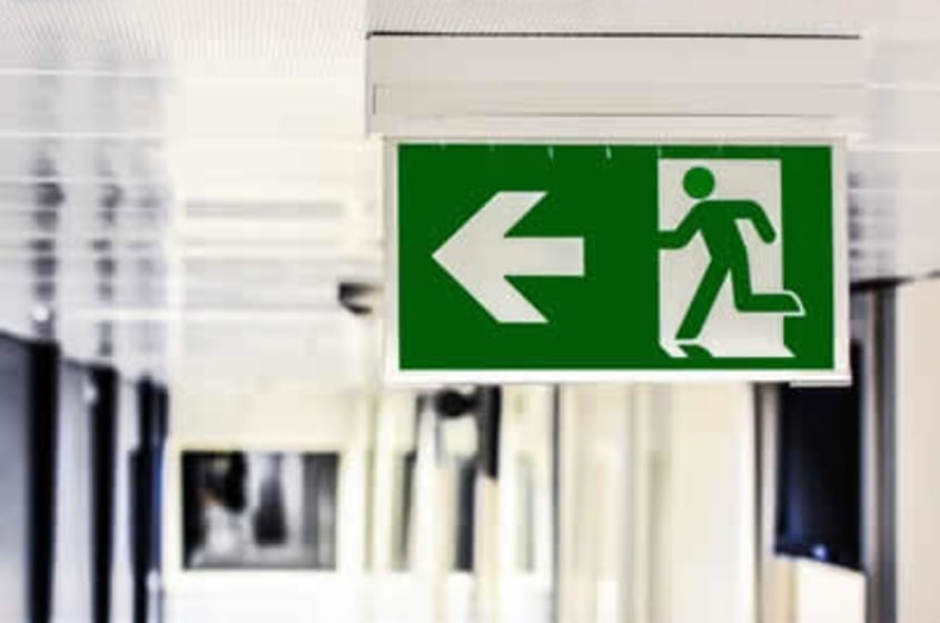 Illustratieve foto van brandveiligheid