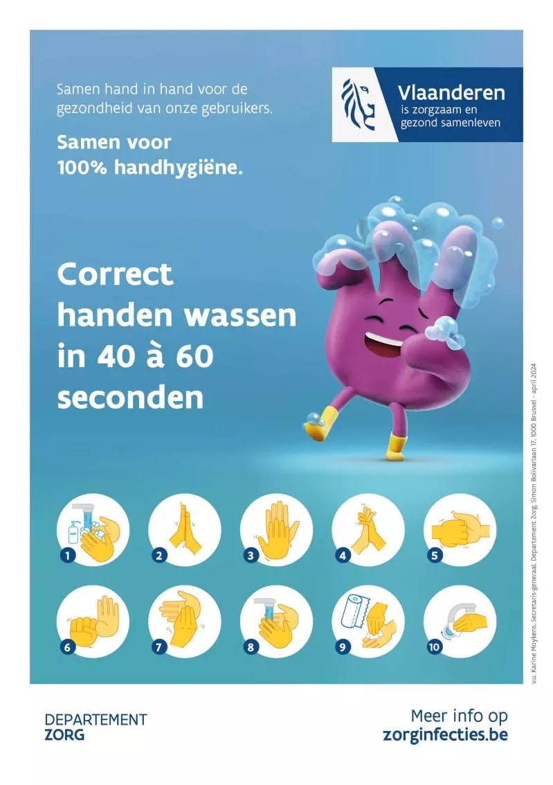Flyer handen wassen (A5)
